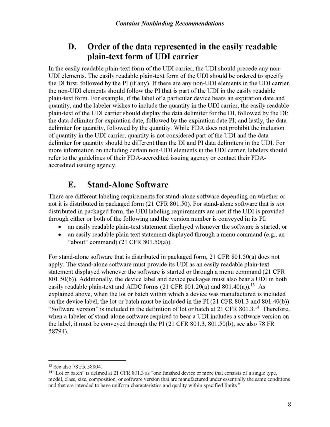 美国FDA UDI格式和内容指南11