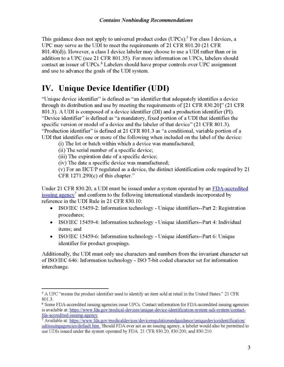 美国FDA UDI格式和内容指南6
